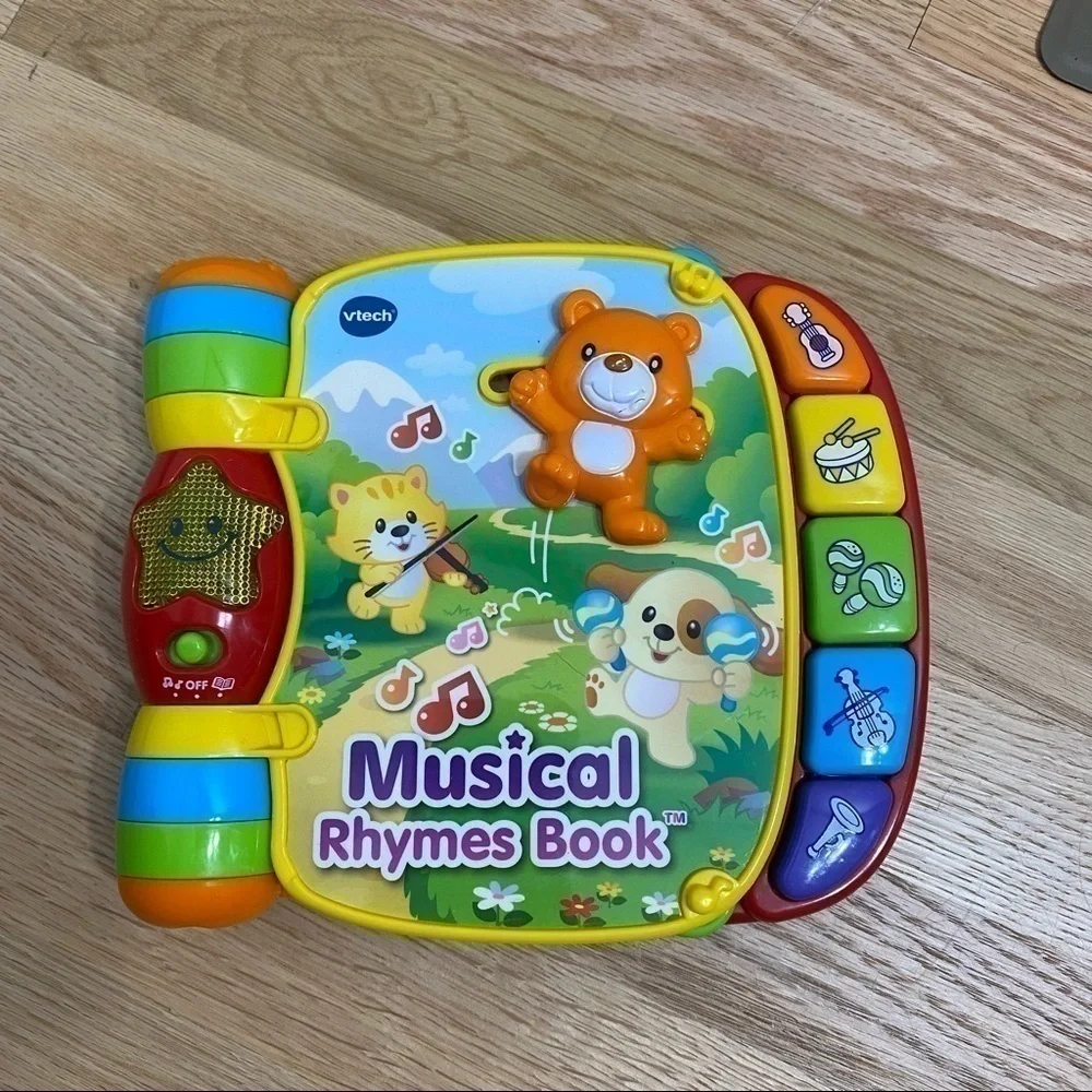 Vtech Musical Rhymes Book Kids Toys Colors Music